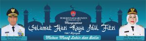 pemda balut ucapan selamat hari raya