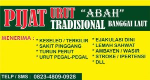 Pijat urut abah