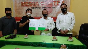 Penandatangan Bawaslu Banggai Laut Dan BPJS