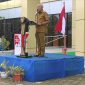 Bupati Banggai Laut Sofyan Kaepa memberikan sambutan saat peresmian gedung layanan perpustakaan daerah (Dok. Youtube Kominfo Banggai Laut)