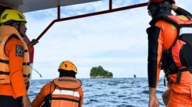 Proses pencarian nelayan yang hilang saat melaut (Dok. BPBD Banggai Kepulauan)