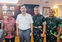 Gubernur Sulawesi Tengah Rusdy Mastura bertemu Menko Marves Luhut Binsar Pandjaitan bahas soal ekspor durian ke Tiongkok