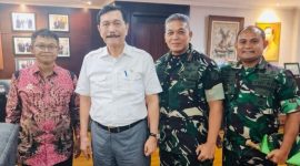 Gubernur Sulawesi Tengah Rusdy Mastura bertemu Menko Marves Luhut Binsar Pandjaitan bahas soal ekspor durian ke Tiongkok