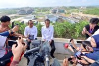 Presiden Joko Widodo saat berada di Ibu Kota Nusantara