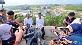 Presiden Joko Widodo saat berada di Ibu Kota Nusantara