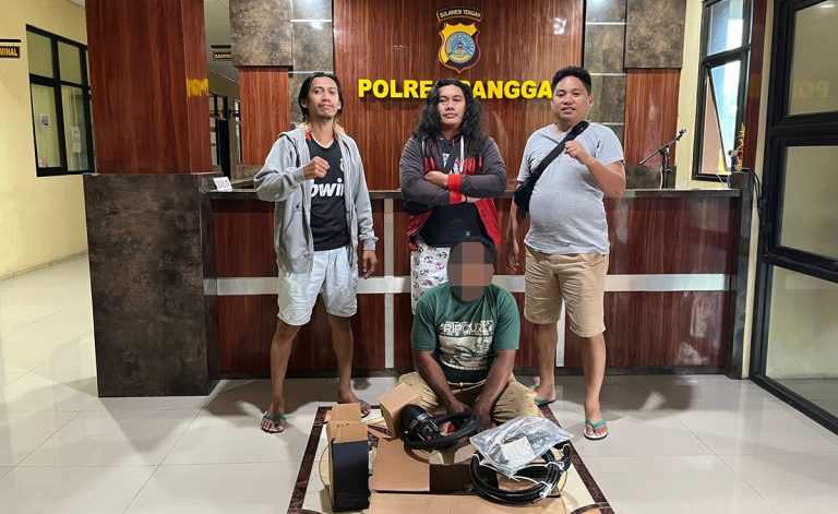 Pria curi peralataan speedboat dibekuk Polisi (Istimewa)