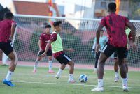 Beberapa pemain Tim Nasional Indonesia tengah melakukan latihan (Istimewa)