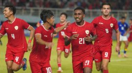 Tim Nasional Indonesia saat merayakan gol (pssi.org)