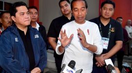 Presiden Joko Widodo diwawancarai wartawan (Istimewa)