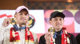 Veddriq Leonardo dan Rizki Juniansyah (Kemenpora.go.id)