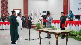 Gubernur Sulawesi Tengah Rusdy Mastura melantik Yusman Mahbub Sebagai Pj. Bupati Morowali