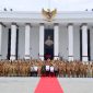 Presiden dan para kepala daerah di depan istana negara di IKN (Istimewa)