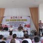 Wakapolres Bangkep Frangky Jefri Rey membuka Rakor lintas sektoral di Pendopo Rumah Jabatan Bupati Banggai Laut, Rabu 7 Agustus 2024 (Foto: Nomo/ KabarBenggawi)
