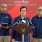 Menteri Keuangan (Menkeu) Sri Mulyani konfrensi pers seusai rapat terbatas bersama Presiden Jokowi