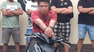 Pelaku pencurian motor