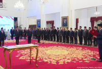 Prosesi Pelantikan (Istimewa)