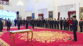 Prosesi Pelantikan (Istimewa)