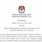 KPU Banggai Laut Umumkan Pendaftaran Pasangan Calon Bupati dan Wakil Bupati Banggai Laut