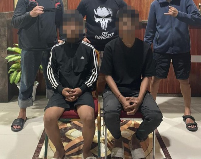 Para pelaku pengroyokan 