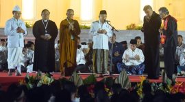 Zikir kebangsaan dipimpin Wakil Presiden Ma'ruf Amin dan tamu undangan dari berbagai pemuka agama