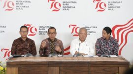 Menteri Sekretaris Negara Praktino dan Basuki Hadimulyono Plt Kepala Otorita IKN 