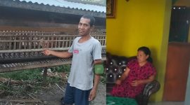 Warga penerima bantuan bibit ayam petelur(Istimewa)