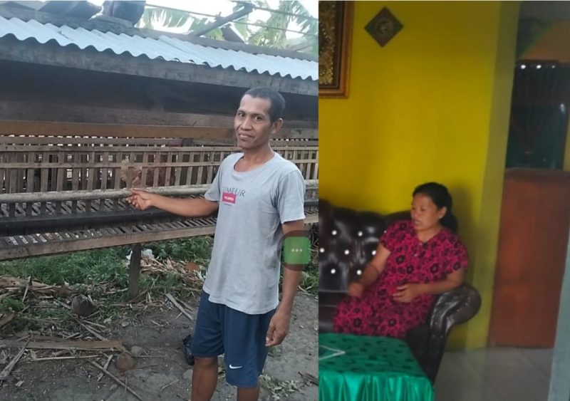 Warga penerima bantuan bibit ayam petelur(Istimewa)