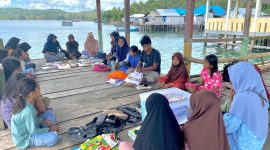 FTBM Banggai Laut Kembangkan Literasi Melalui Buku dan Seni di Banggai Laut