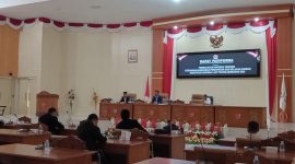 Suasana rapat paripurna pembahasan Raperda Perubahan APBD 2024, Rabu 25 September 2024 (Foto: Nomo/Kabar Benggawi)