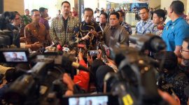 Presiden Jokowi di wawancarai awak media (Biro Pers Presiden RI)