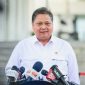Menko Bidang Perekonomian, Airlangga Hartarto menyampaikan keterangan pers di Istana Kepresidenan (Ist)