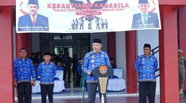 Pjs. Bupati Banggai Laut Yuniarto Pasman saat memberikan arahan seusai upacara hari kesaktian pancasila, 1 Oktober 2024 (Ist)