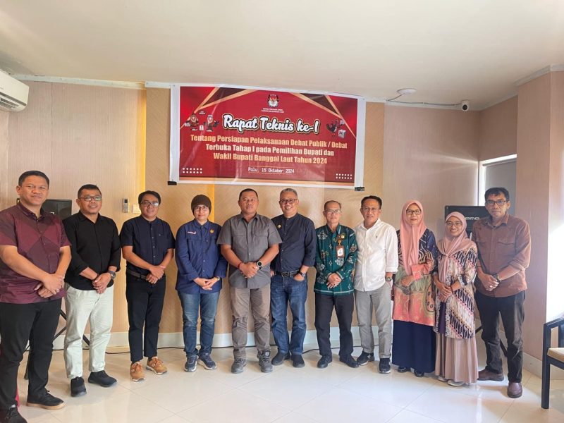 Digelar Dua Kali, Debat Kandidat Pilkada Banggai Laut Dilakasanakan di Kota Palu