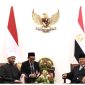 Presiden Prabowo Subianto Terima Kunjungan Utusan Khusus Persatuan Emirat Arab dan Mesir di Istana Merdeka