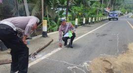 Polisi olah TKP (Ist)