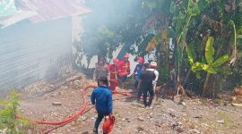Lupa Matikan Tungku Api, Rumah di Hanga-Hanga Permai Hangus Dilalap Api