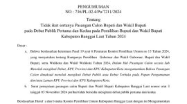 Diduga Takut, Paslon 03 Rusli Banun-Rasis Abdullah Tak Hadiri Debat Publik Putaran Pertama
