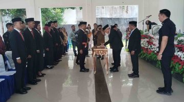 Lantik Pengurus DPPI Banggai Laut Ini Pesan  Bupati Sofyan Kaepa