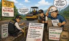 Proyek Jalan Alasan–Bontosi Rp5 Miliar Bermasalah, BPK Temukan Kekurangan Volume Rp578 Juta