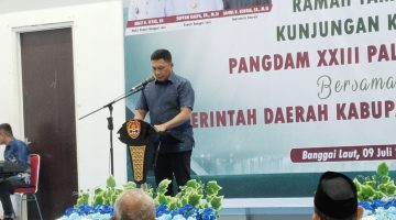 Pangdam XXIII Sebut Sambutan Bupati Sofyan Kaepa Terbaik Selama Kunjungan Kerja