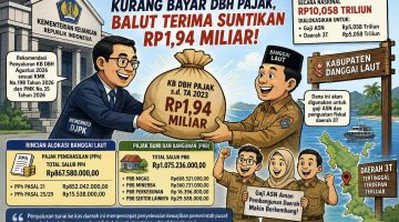 Kemenkeu Salurkan Kurang Bayar DBH Pajak, Balut Terima Rp1,94 miliar